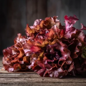 Red Oak Leaf Lettuce Seeds - 300 Seed Count - Crisp Leafy Greens for Gardens - Image 1