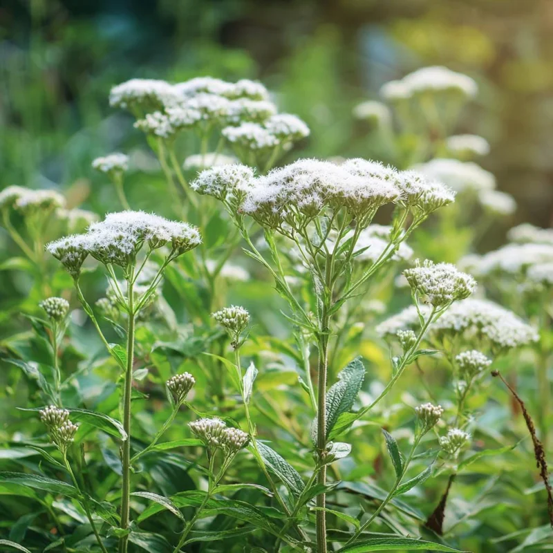 Snow White Boneset Seeds - Eupatorium Perfoliatum, 200 Seeds, Pollinator Garden Perennial - Image 4