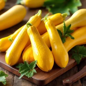 Straightneck Summer Squash Seeds - 50 Heirloom Seeds - Cucurbita Pepo - Easy Grow - Image 1