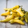 Sweet Banana Pepper Seeds - 25 Heirloom Mild Yellow Pepper Seeds for Gardens - Image 1