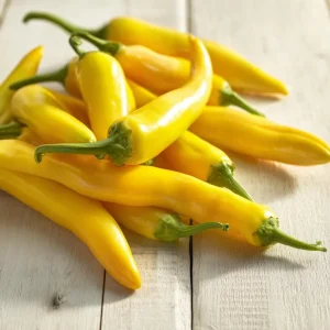 Sweet Banana Pepper Seeds - 25 Heirloom Mild Yellow Pepper Seeds for Gardens - Image 3