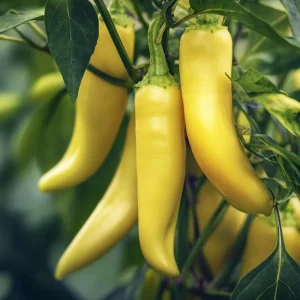 Sweet Banana Pepper Seeds - 25 Heirloom Mild Yellow Pepper Seeds for Gardens - Image 4