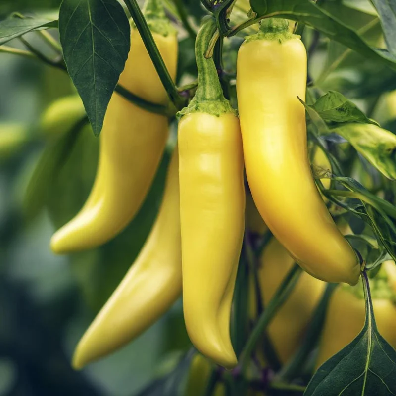 Sweet Banana Pepper Seeds - 25 Heirloom Mild Yellow Pepper Seeds for Gardens - Image 4