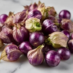 Tomatillo Purple Tomato Seeds - Heirloom Chinese Lantern, 30 Seed Pack - Image 1