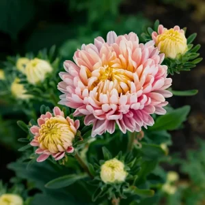 Tower Chamois Aster Seeds - 50 Count - Soft Creamy Blooms, Easy Annual - Image 1