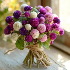 Twilight Purple Globe Amaranth Seeds - 50 Seeds, Long-Lasting Purple Blooms, Outdoor - Image 1