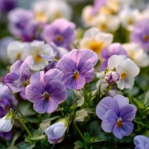 Viola Sorbet Multicolor Blooms Seeds - Yesterday Today Tomorrow - 25 Seeds - Image 3