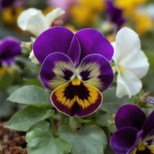 Viola Sorbet Series Mix Seeds – Multicolor Flowers – 25 Seeds – Outdoor - Image 2