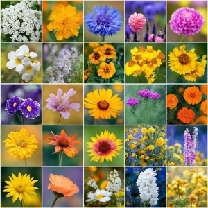 Wildflower Seeds Dry Land Mix - 1000 Seeds - Drought Tolerant, Full Sun - Image 2