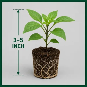 BIQUINHO PURPLE HOT CHILI LOT OF 3 Hot Pepper LIVE PLANTS - Image 3