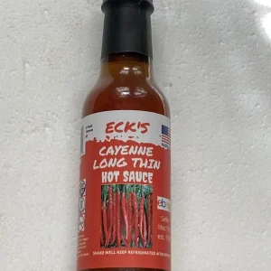 Cayenne Long Thin Hot Pepper Sauce 5 oz Bottle - Spicy Condiment - Image 1