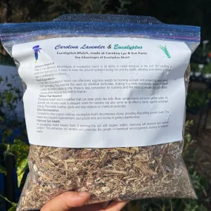 Eucalyptus Mulch - Aromatic Natural Ground Cover for Gardens & Planters, 1 Gallon - Image 3