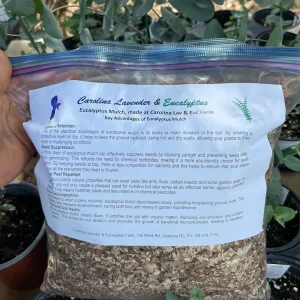 Eucalyptus Mulch - Aromatic Natural Ground Cover for Gardens & Planters, 1 Gallon - Image 5