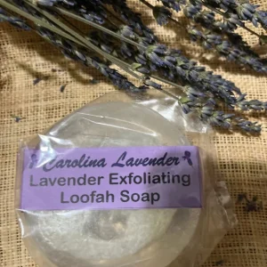 Exfoliating Loofah Soap Bar - Natural Essential Oil Cleansing & Exfoliation, 4.3 oz - Image 2