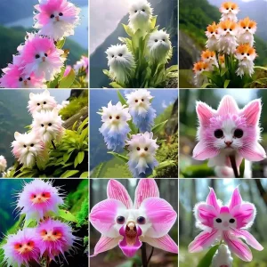 Fragrant Cat Orchid Seeds - 35+ Large Flower Potted Garden Plant Seeds - Image 1