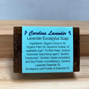 Lavender Eucalyptus Handcrafted Glycerin Soap Bar - 4 oz Natural Essential Oil - Image 5