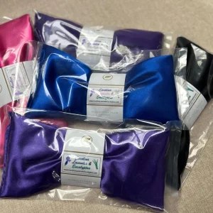 Lavender Eye Pillow - Aromatherapy Spa/Yoga Eye Mask - Organic Flaxseeds - 10 oz - Image 2