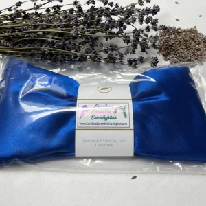 Lavender Eye Pillow - Aromatherapy Spa/Yoga Eye Mask - Organic Flaxseeds - 10 oz - Image 3