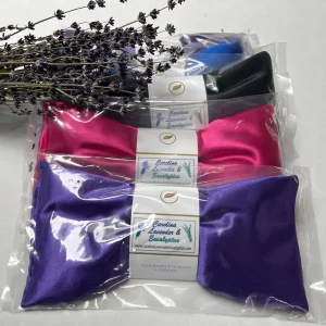 Lavender Eye Pillow - Aromatherapy Spa/Yoga Eye Mask - Organic Flaxseeds - 10 oz - Image 1