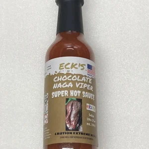 Naga Viper Super Hot Pepper Sauce - Extreme Heat, Organic, Vegan, 5 oz Bottle - Image 1
