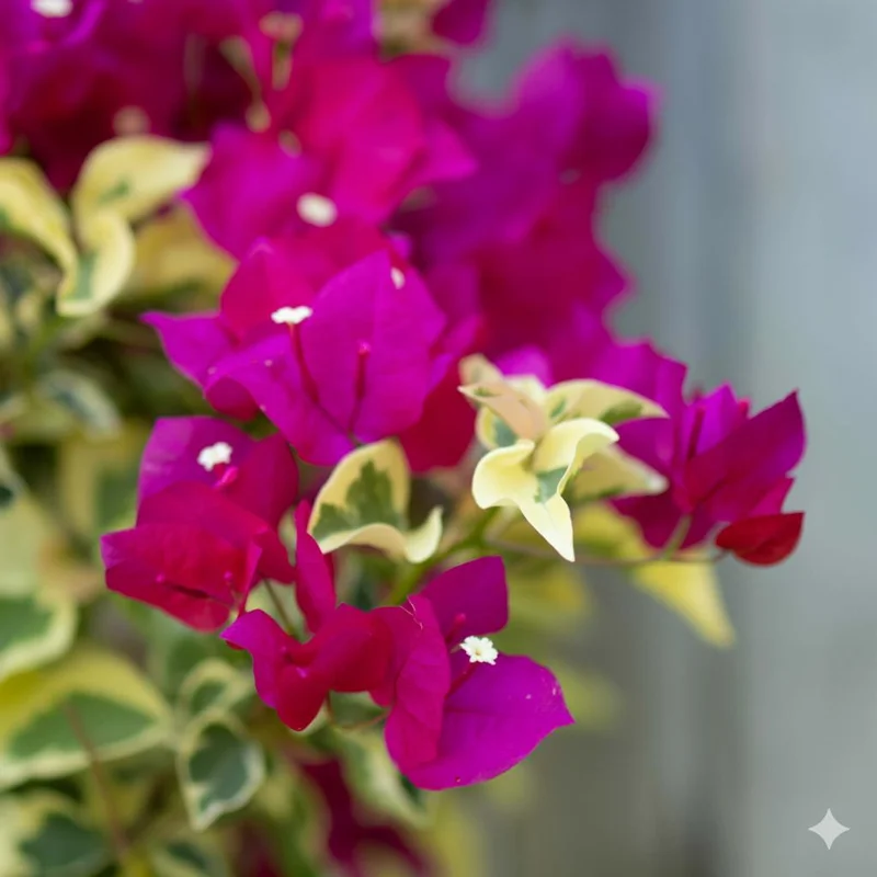 Raspberry Ice Bougainvillea Live Plant - Pack of 2, Pink & Cream Variegated, 5-9 inches - Image 6