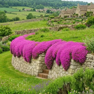 50,000 Pink Creeping Thyme Seeds – Ground Cover, Fragrant Flowers, Perennial - Image 4