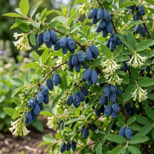 Cold Hardy Haskap Berry Live Plant – Blue Honeysuckle Bush, 6-12