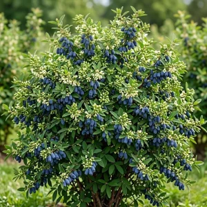 Cold Hardy Haskap Berry Live Plant – Blue Honeysuckle Bush, 6-12