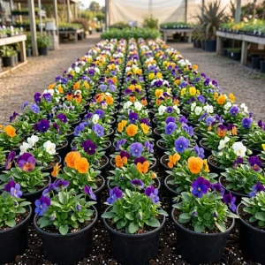 Colorful Pansy Live Plant – 4