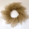 Dried Pampas Grass Wreath - Natural Decor, 1.5'x1.5' - Image 1