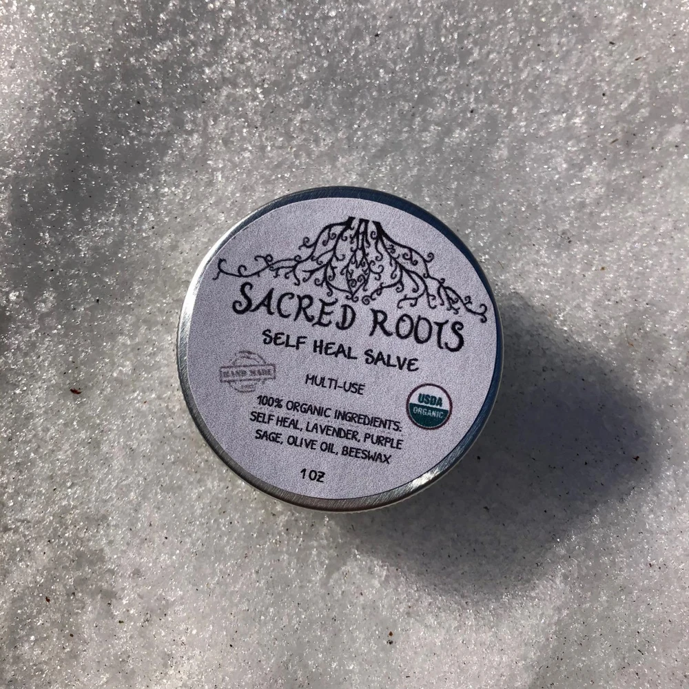 Organic Self Heal Salve - 1oz - Natural Skin Care Balm - Image 1