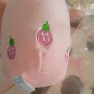 Pink Boba Tea Plushie Strawberry Milk Tea Stuffed Toy Small - Image 3
