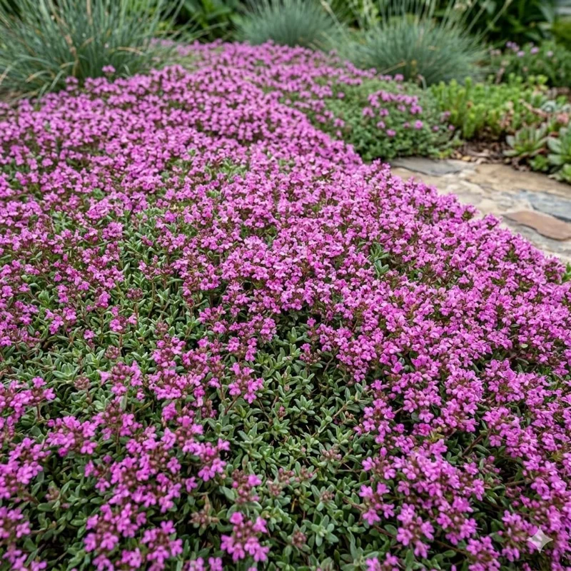 Pink Creeping Thyme Seeds - 50,000 Seeds for Ground Cover Perennial Outdoor - Image 1