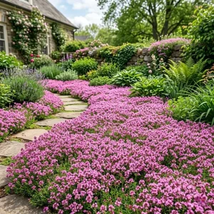 Pink Creeping Thyme Seeds - 50,000 Seeds for Ground Cover Perennial Outdoor - Image 3
