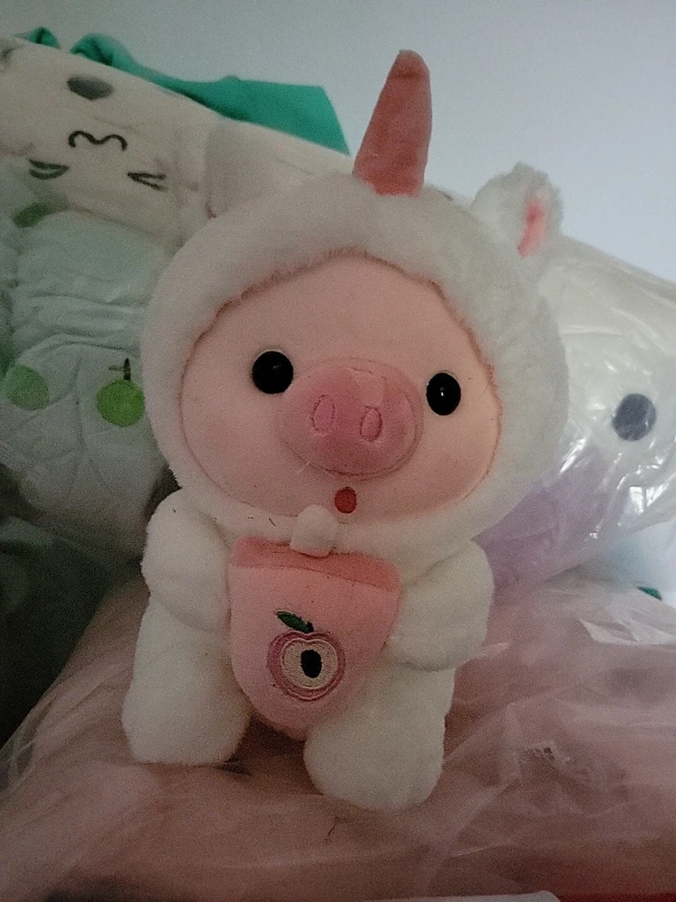 Pink Unicorn Plush Toy - 8 inch Soft Sweet Fruit Stuffed Animal - Image 5