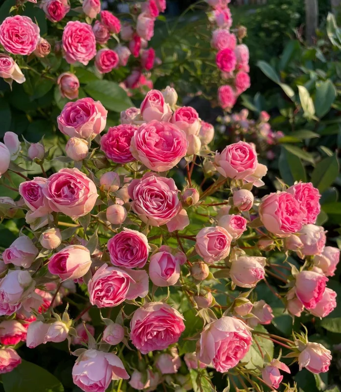 ROUGE Climbing Rose Live Plant - Delicate Pink Blooms, 2-3 m Height, Outdoor - Image 6