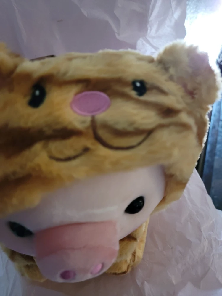 Soft Plush Tabby Cat Toy - Small Squishmallow Style Boba Tea Plush, Multicolor - Image 3