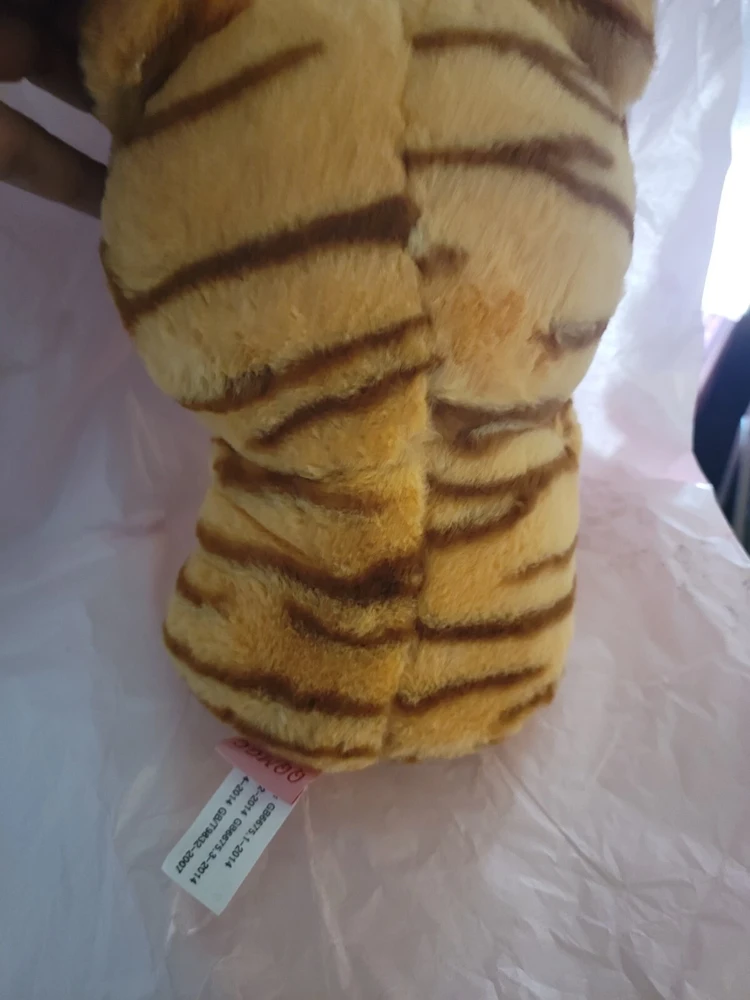 Soft Plush Tabby Cat Toy - Small Squishmallow Style Boba Tea Plush, Multicolor - Image 4