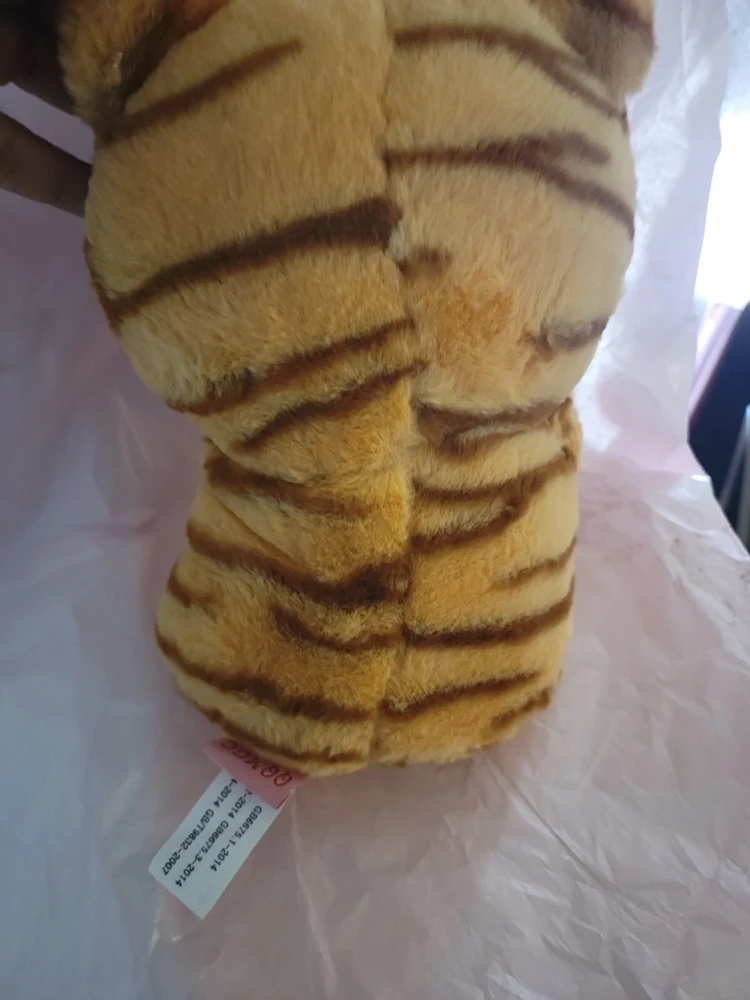 Soft Plush Tabby Cat Toy - Small Squishmallow Style Boba Tea Plush, Multicolor - Image 5