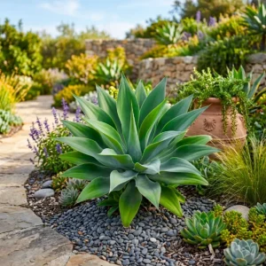 2 Green Agave Live Plants - Outdoor Succulent, 4 Inch Pot, 3-5 Inches Tall - Image 3