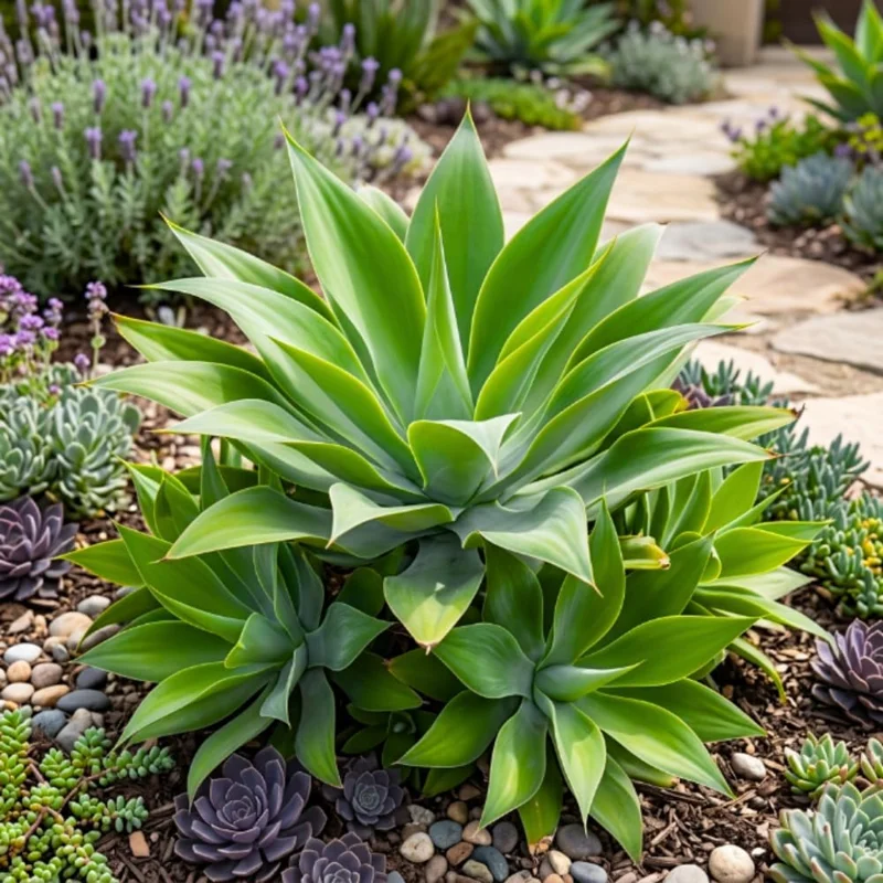 2 Green Agave Live Plants - Outdoor Succulent, 4 Inch Pot, 3-5 Inches Tall - Image 7