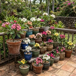 3 Mixed Plumeria Cuttings - Tropical Frangipani Live Plant, Ready to Root, Outdoor Growing - Image 5