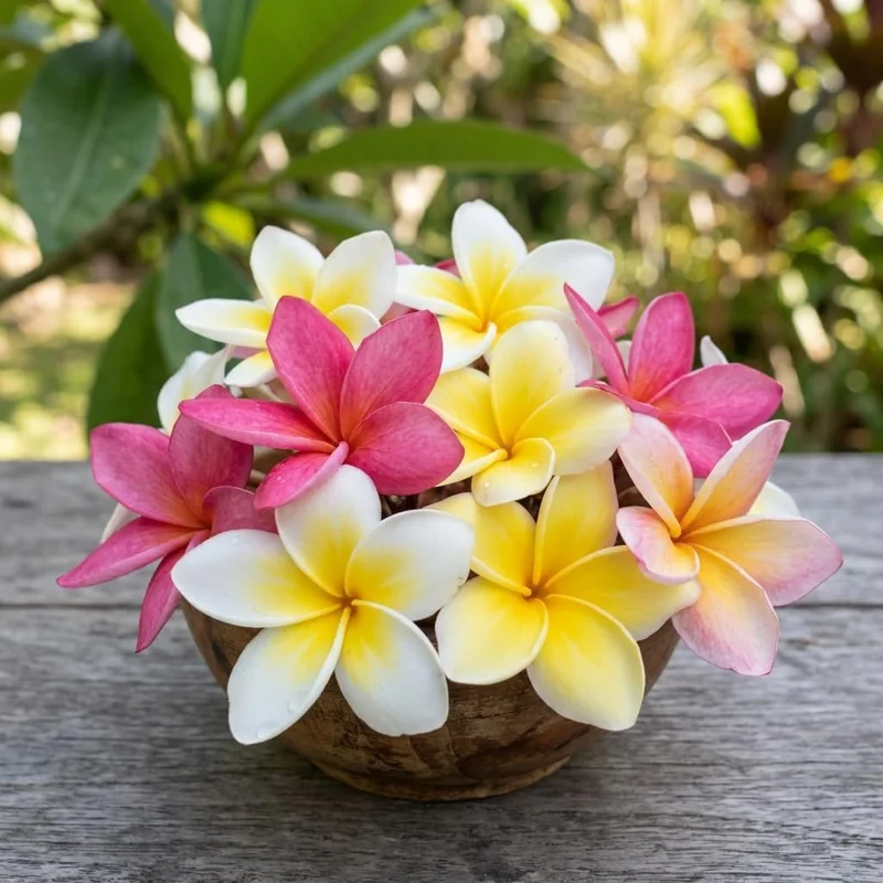 3 Mixed Plumeria Cuttings - Tropical Frangipani Live Plant, Ready to Root, Outdoor Growing - Image 7
