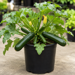 2 Green Cucumber & Zucchini Live Plants 4-6 Inch Tall – Edible Garden