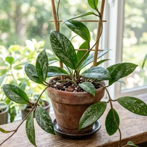 Hoya Splash Live Plant – Rare Houseplant Potted – 4 inch Pot, 4-7 inches Tall - Image 3