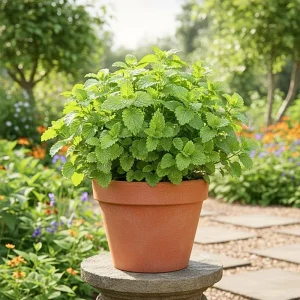 Lemon Balm Live Plant - Fragrant Herb, Well-Rooted, 5-7 Inches Tall, Indoor/Outdoor - Image 5