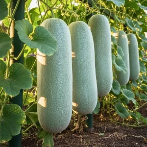 Long Winter Melon Live Plant - 8 Inches Tall, 4 Inch Pot, Outdoor Vegetable Vine - Image 3