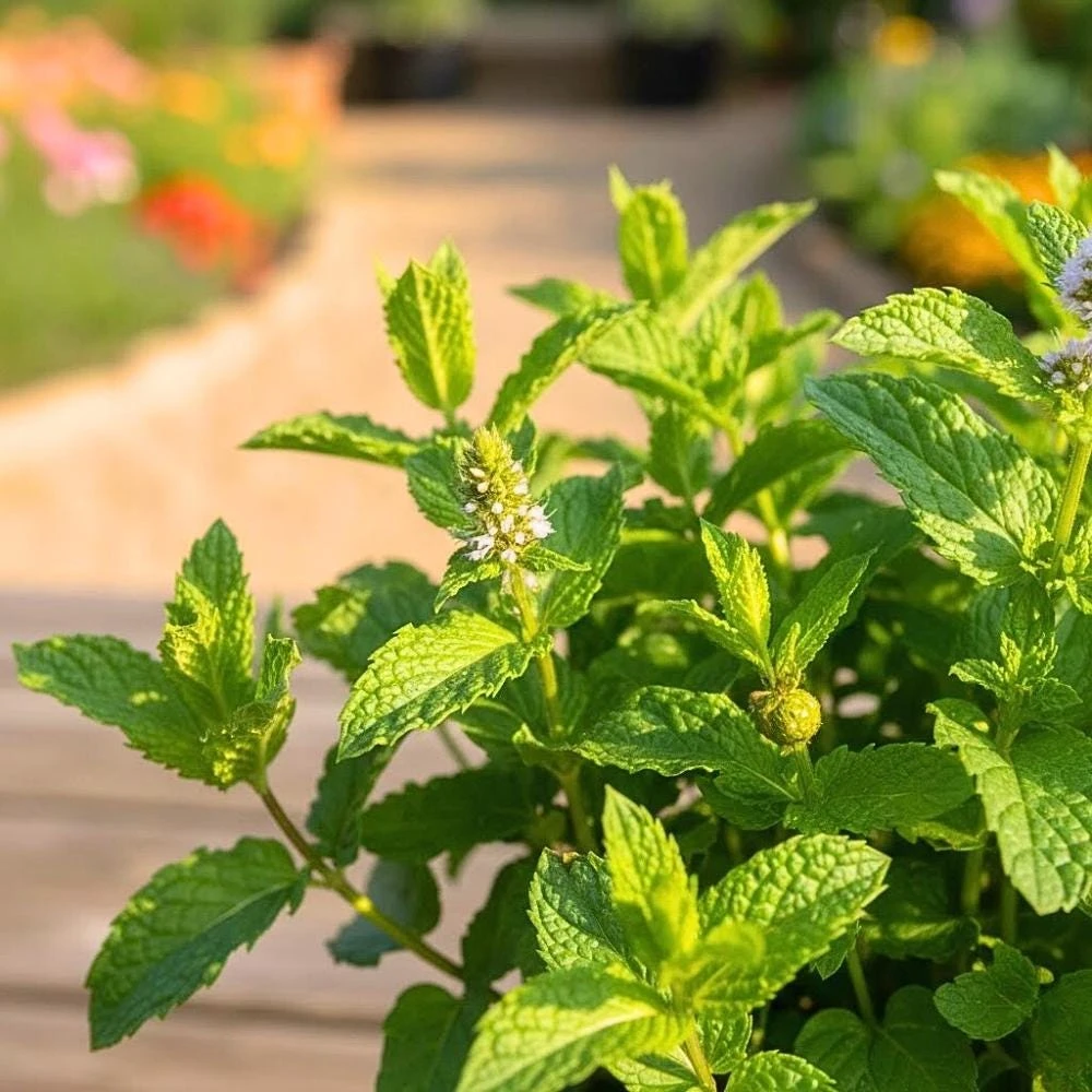 Strawberry Mint Live Plant - 4 Inch Pot, Aromatic Herb for Indoor/Outdoor - Image 4