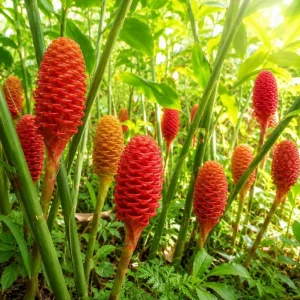 7 Awapuhi Shampoo Ginger Rhizomes - Zingiber Zerumbet Roots for Planting, Outdoor - Image 1