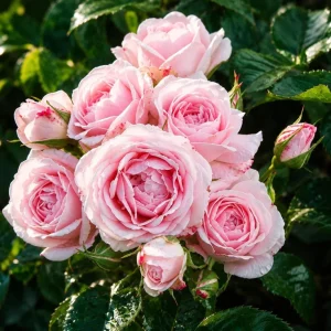 Pink Climbing Rose Plant – Fragrant Live Bush, 4-6 Inch Tall, Outdoor - Image 1